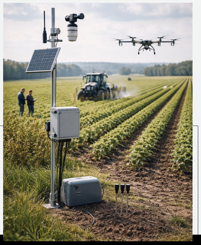 Разработка IoT мониторинга полей в Орехове-Зуеве от 8857 р. | АвикейРхв